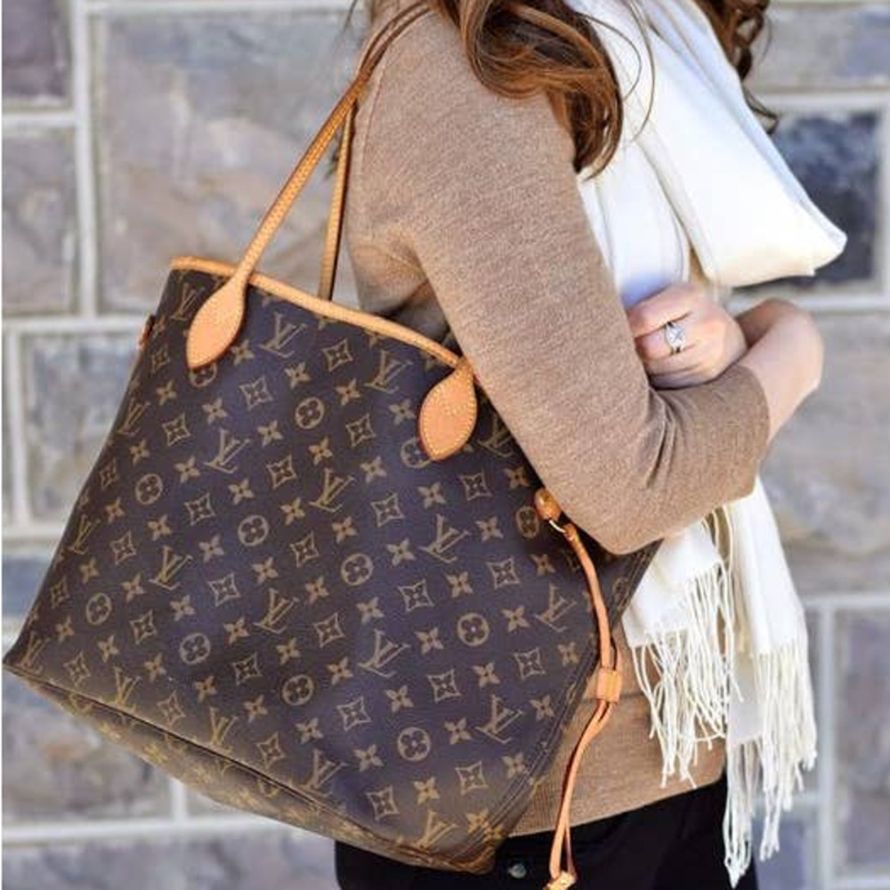 💎✨BEAUTIFUL✨💎AUTHENTIC Louis Vuitton Monogram Neverfull MM Tote Bag